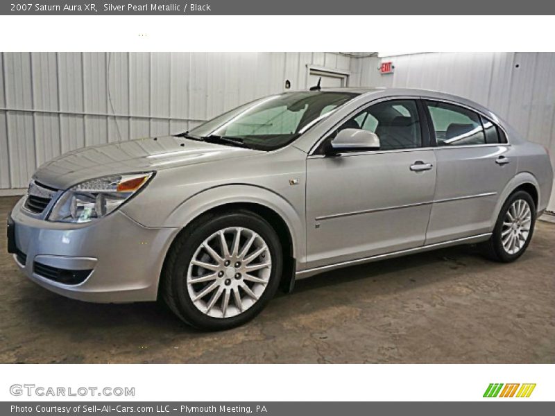 Silver Pearl Metallic / Black 2007 Saturn Aura XR