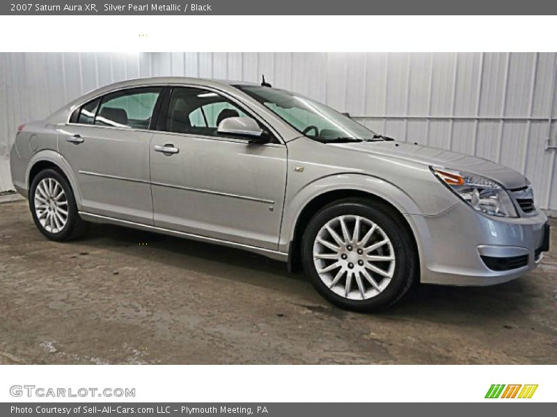 Silver Pearl Metallic / Black 2007 Saturn Aura XR