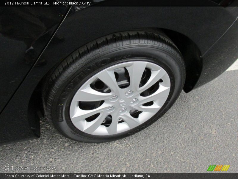 Midnight Black / Gray 2012 Hyundai Elantra GLS