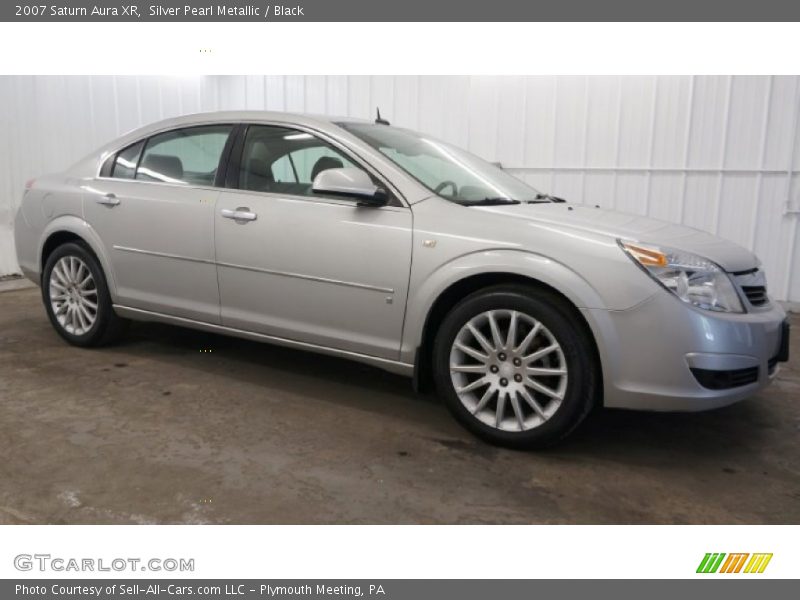 Silver Pearl Metallic / Black 2007 Saturn Aura XR