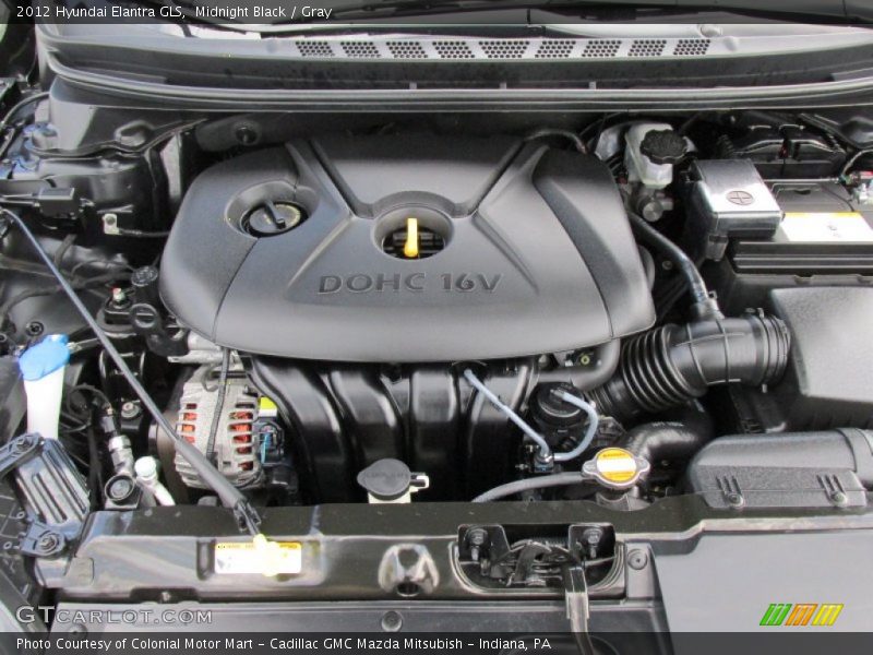 Midnight Black / Gray 2012 Hyundai Elantra GLS