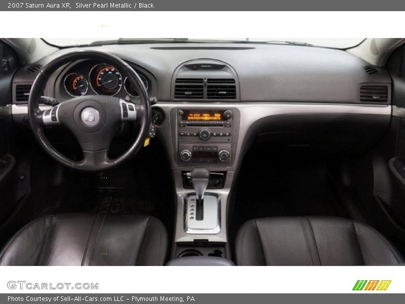 Silver Pearl Metallic / Black 2007 Saturn Aura XR