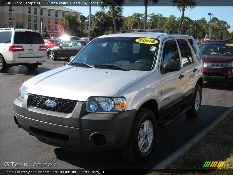 Silver Metallic / Medium/Dark Flint 2006 Ford Escape XLS