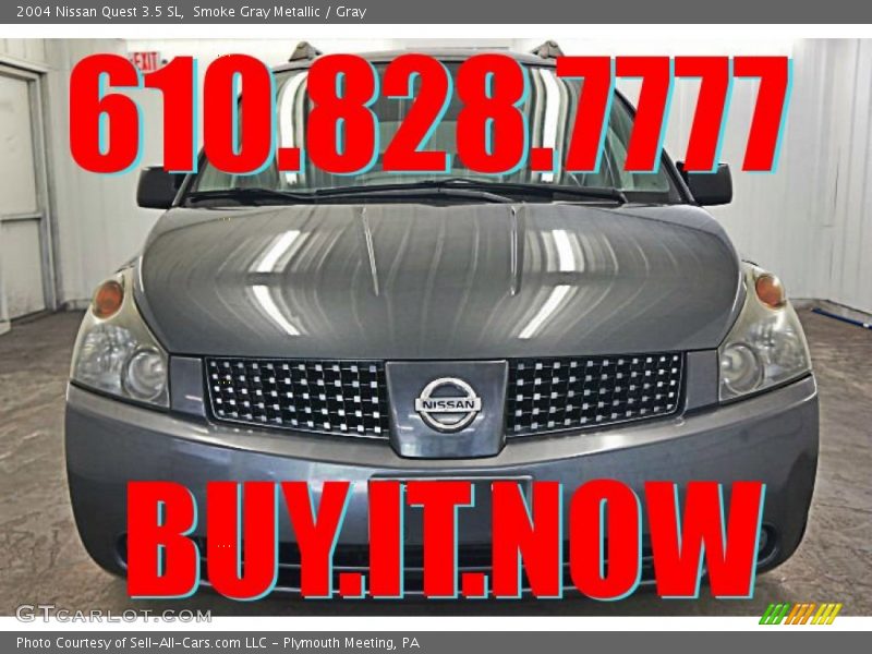 Smoke Gray Metallic / Gray 2004 Nissan Quest 3.5 SL