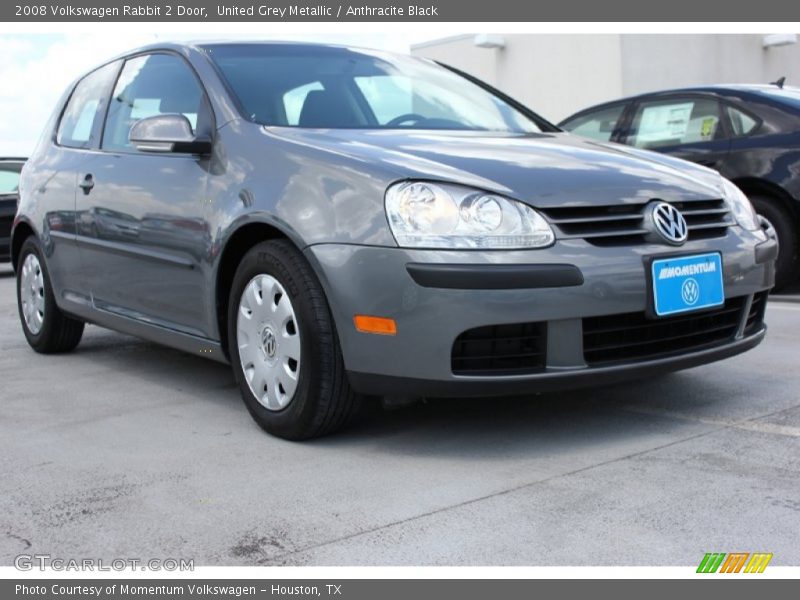 United Grey Metallic / Anthracite Black 2008 Volkswagen Rabbit 2 Door