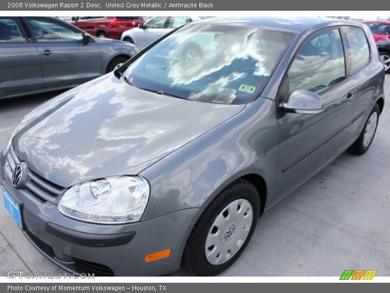United Grey Metallic / Anthracite Black 2008 Volkswagen Rabbit 2 Door