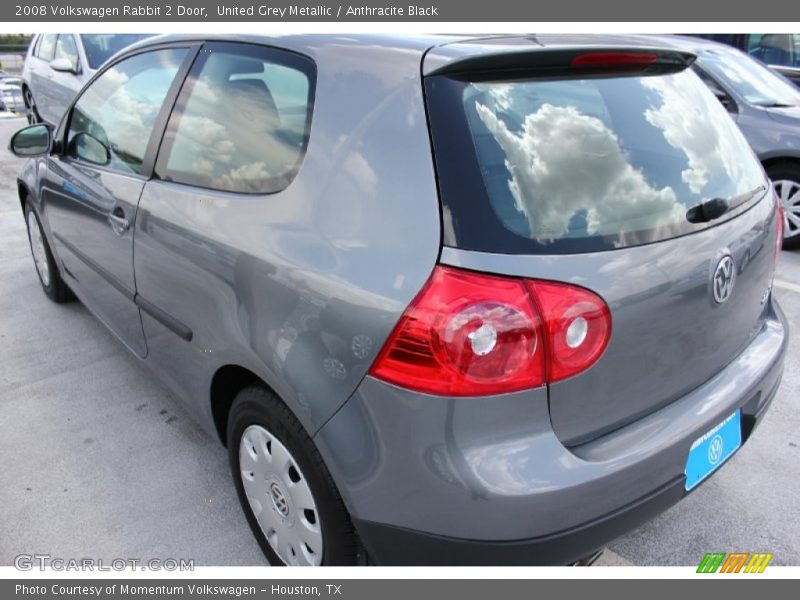 United Grey Metallic / Anthracite Black 2008 Volkswagen Rabbit 2 Door