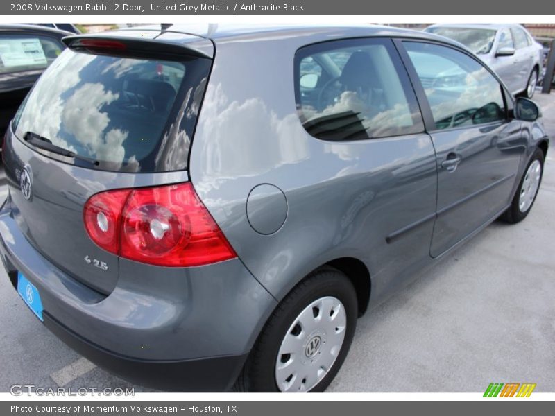 United Grey Metallic / Anthracite Black 2008 Volkswagen Rabbit 2 Door