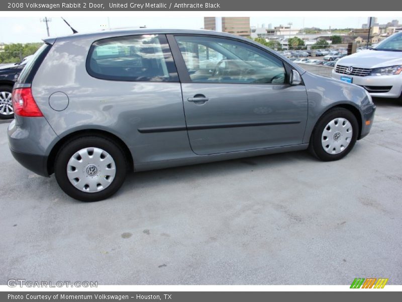 United Grey Metallic / Anthracite Black 2008 Volkswagen Rabbit 2 Door