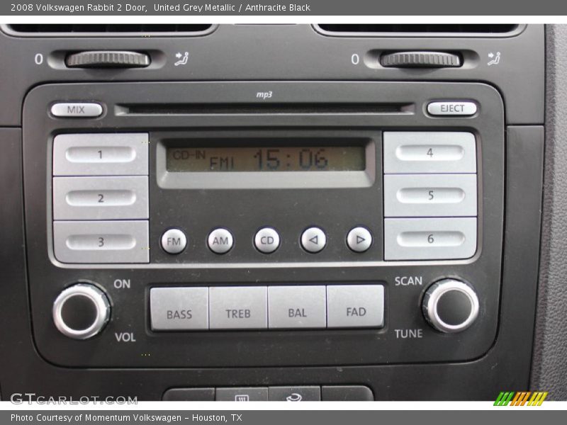 United Grey Metallic / Anthracite Black 2008 Volkswagen Rabbit 2 Door