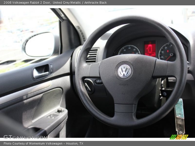 United Grey Metallic / Anthracite Black 2008 Volkswagen Rabbit 2 Door