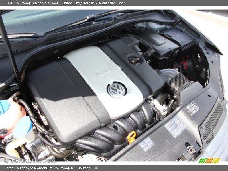 United Grey Metallic / Anthracite Black 2008 Volkswagen Rabbit 2 Door