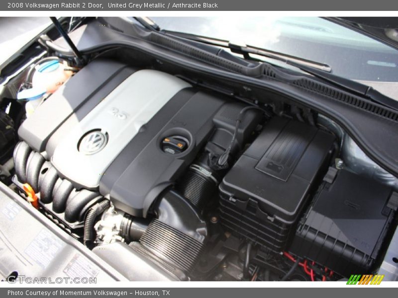 United Grey Metallic / Anthracite Black 2008 Volkswagen Rabbit 2 Door