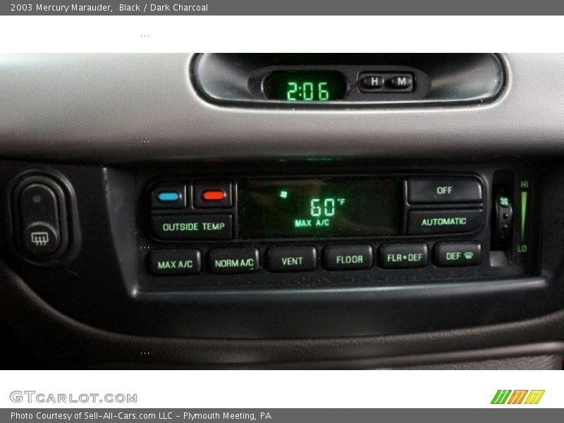 Controls of 2003 Marauder 