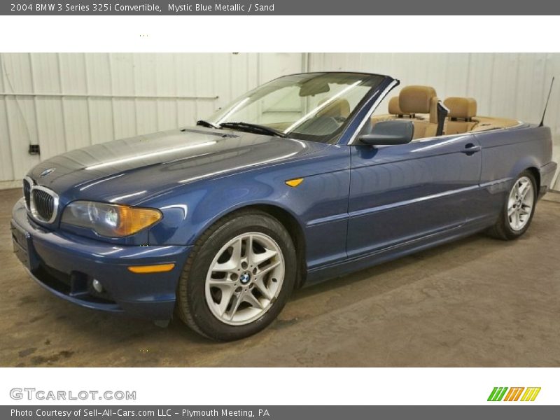 Mystic Blue Metallic / Sand 2004 BMW 3 Series 325i Convertible