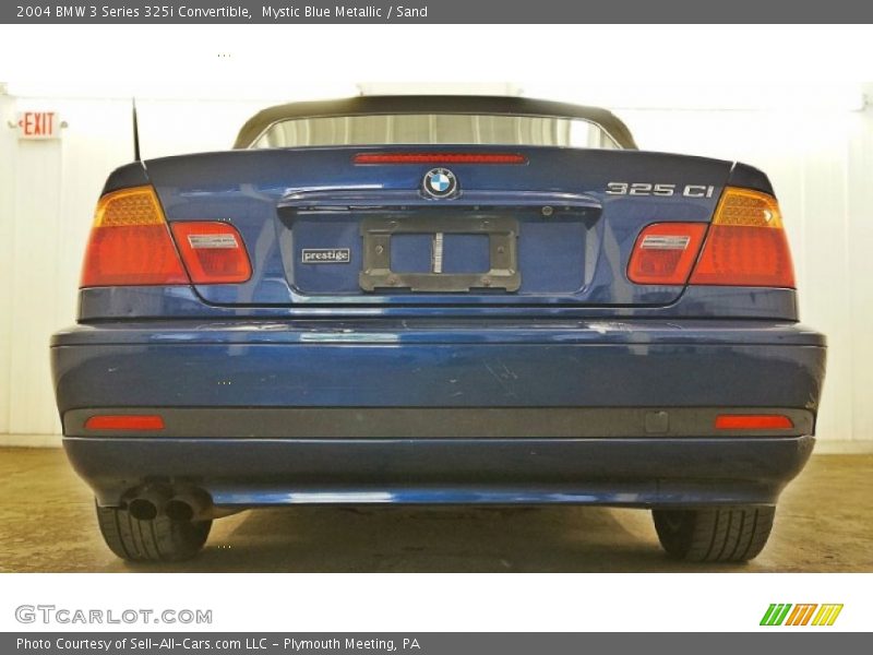 Mystic Blue Metallic / Sand 2004 BMW 3 Series 325i Convertible