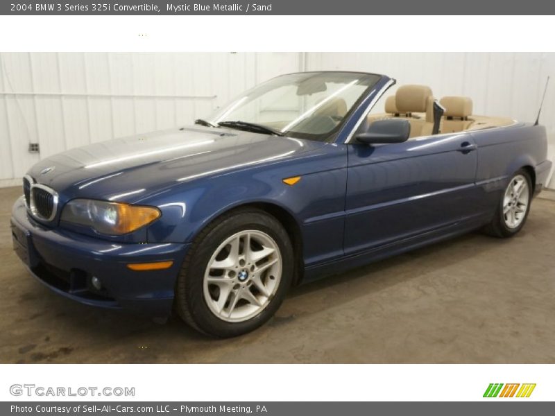 Mystic Blue Metallic / Sand 2004 BMW 3 Series 325i Convertible