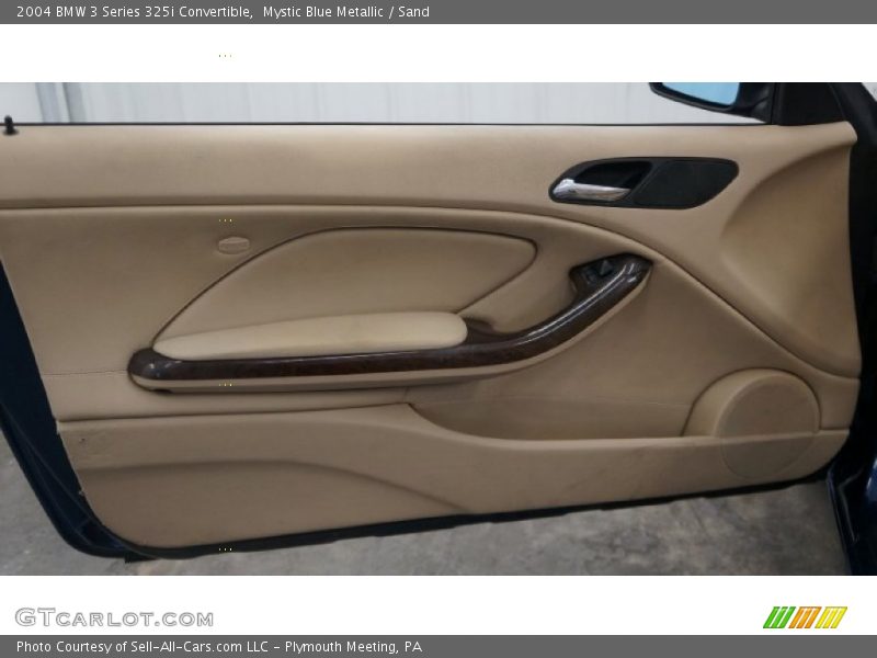 Mystic Blue Metallic / Sand 2004 BMW 3 Series 325i Convertible