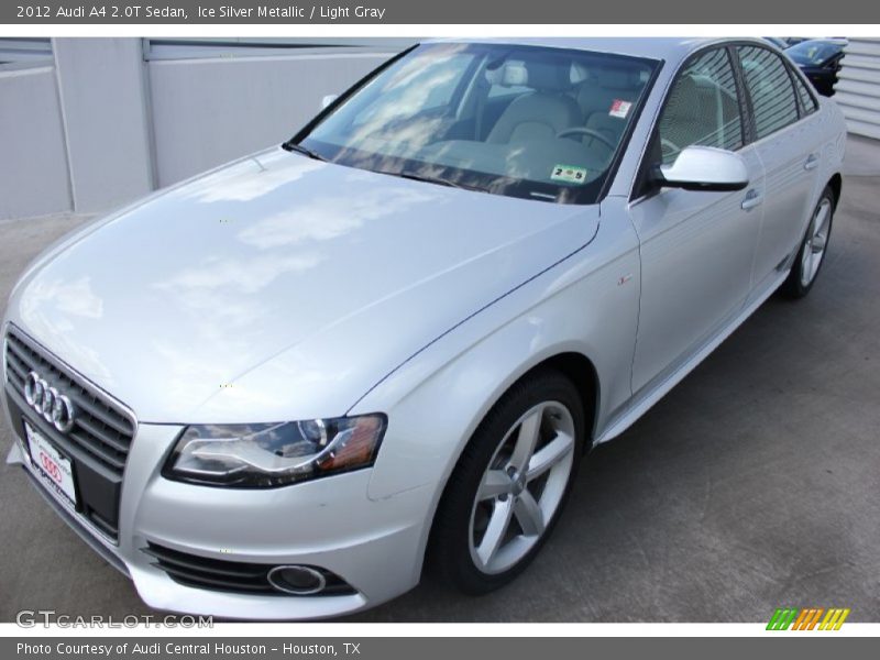 Ice Silver Metallic / Light Gray 2012 Audi A4 2.0T Sedan