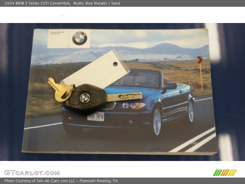 Mystic Blue Metallic / Sand 2004 BMW 3 Series 325i Convertible