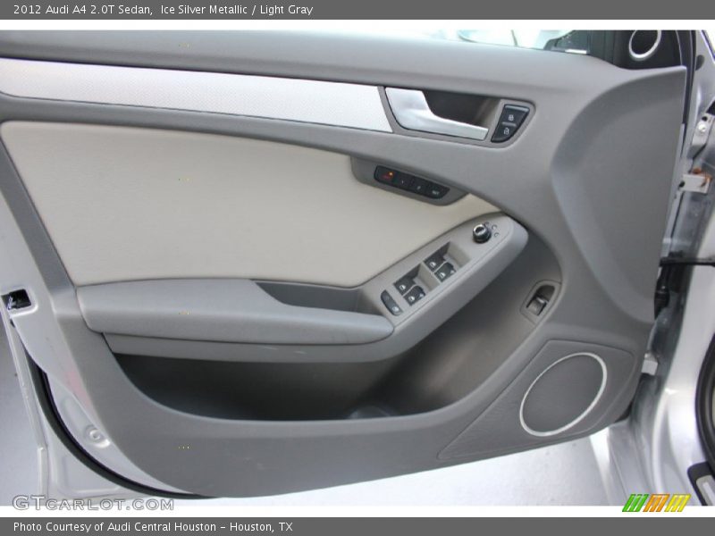 Ice Silver Metallic / Light Gray 2012 Audi A4 2.0T Sedan