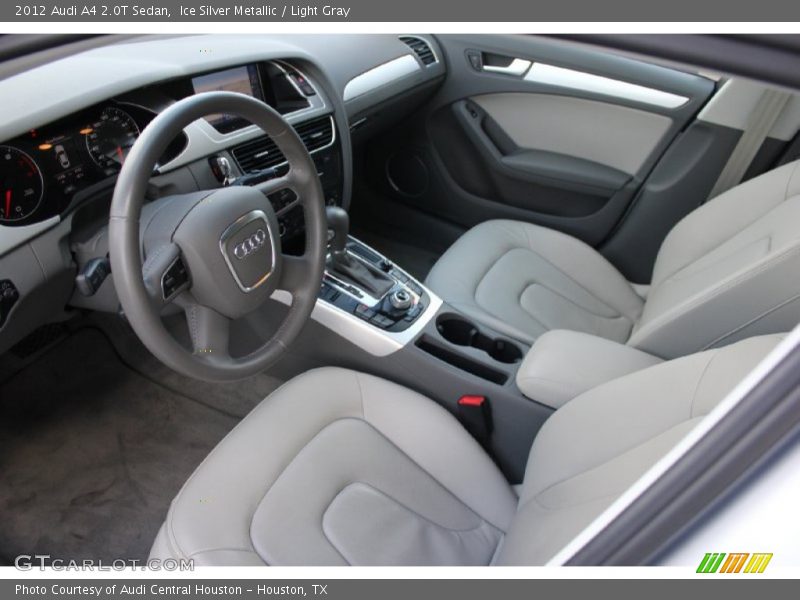 Ice Silver Metallic / Light Gray 2012 Audi A4 2.0T Sedan