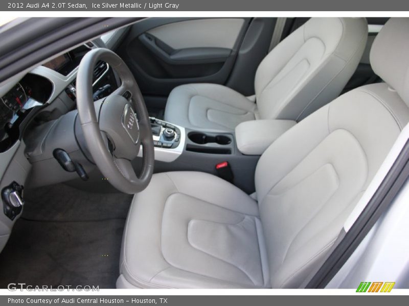 Ice Silver Metallic / Light Gray 2012 Audi A4 2.0T Sedan
