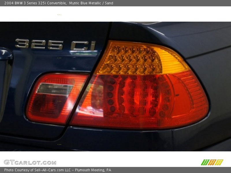 Mystic Blue Metallic / Sand 2004 BMW 3 Series 325i Convertible