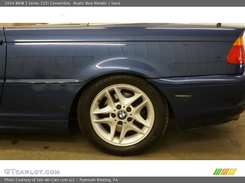 Mystic Blue Metallic / Sand 2004 BMW 3 Series 325i Convertible