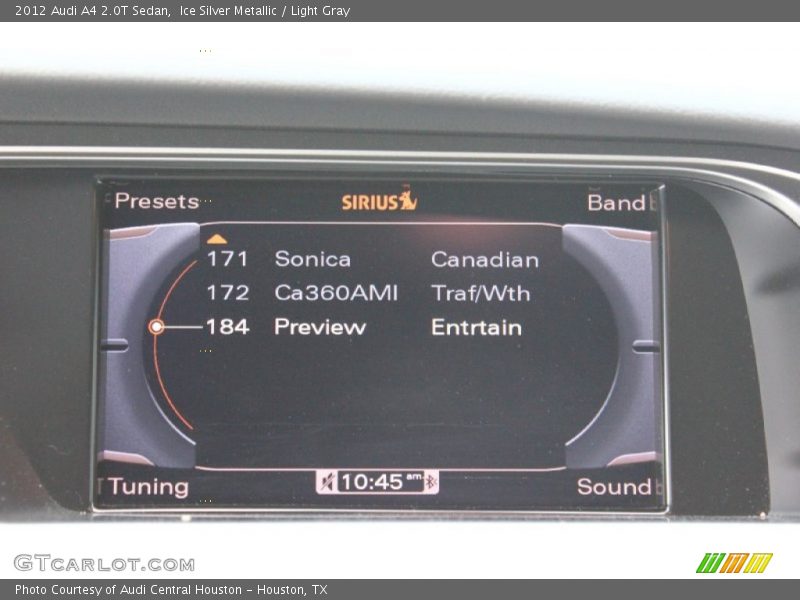 Ice Silver Metallic / Light Gray 2012 Audi A4 2.0T Sedan