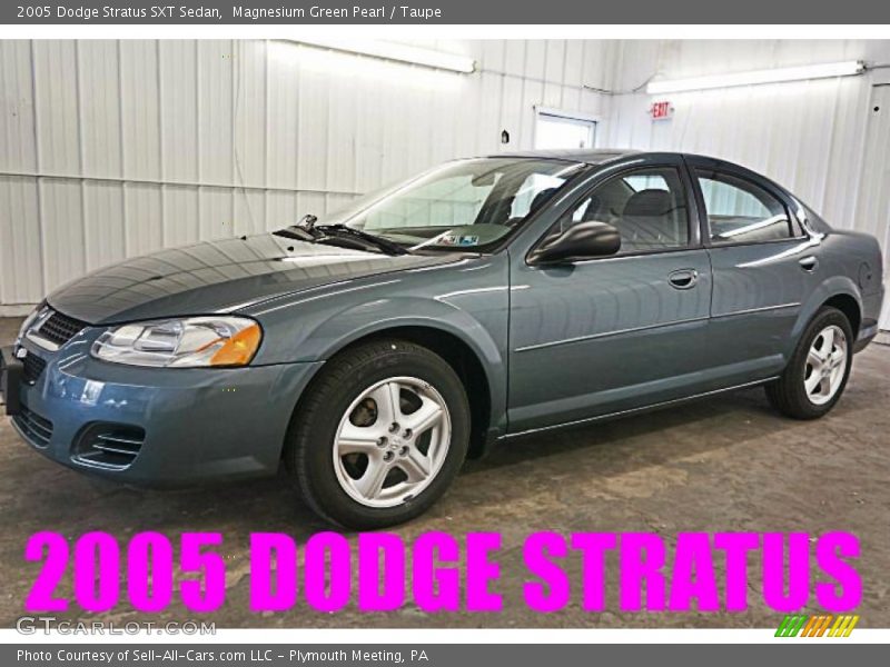 Magnesium Green Pearl / Taupe 2005 Dodge Stratus SXT Sedan