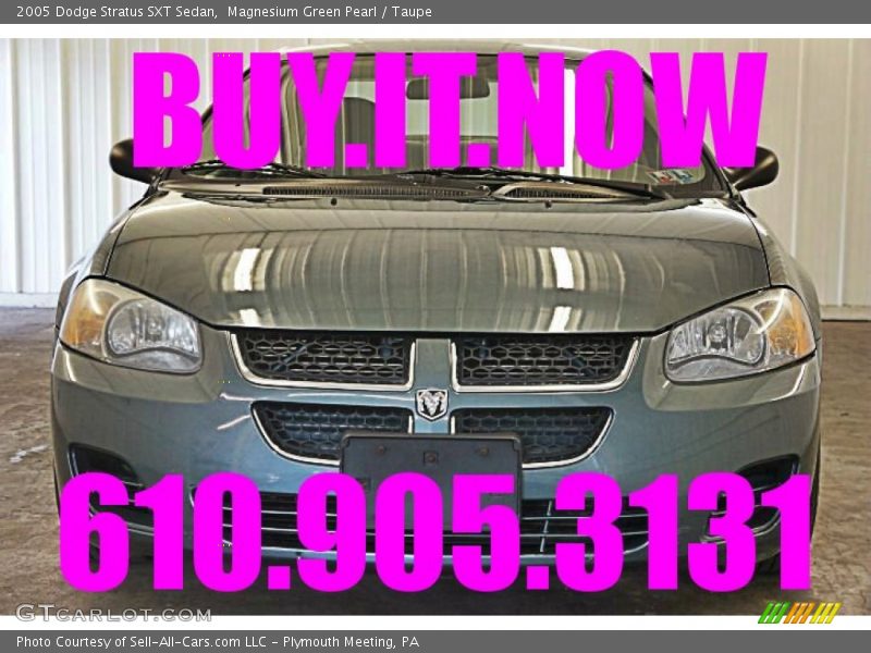 Magnesium Green Pearl / Taupe 2005 Dodge Stratus SXT Sedan