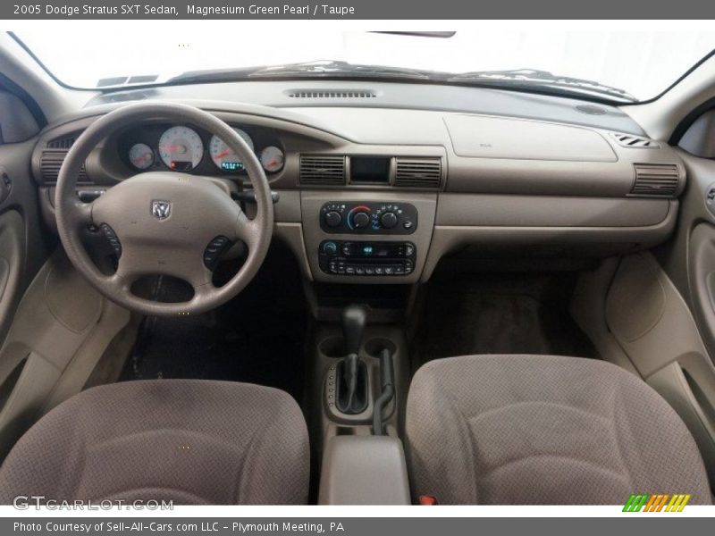 Magnesium Green Pearl / Taupe 2005 Dodge Stratus SXT Sedan