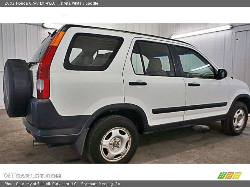 Taffeta White / Saddle 2002 Honda CR-V LX 4WD