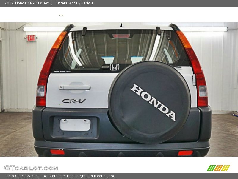 Taffeta White / Saddle 2002 Honda CR-V LX 4WD