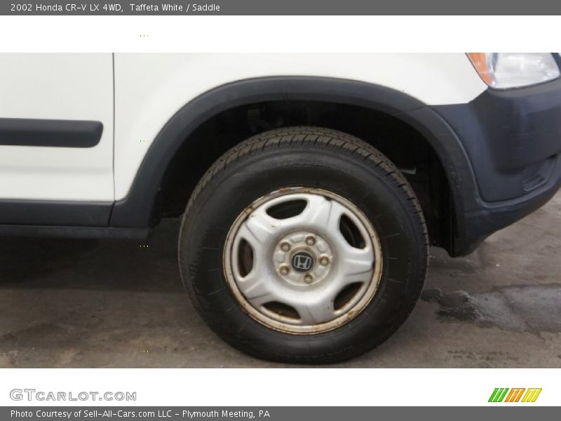 Taffeta White / Saddle 2002 Honda CR-V LX 4WD