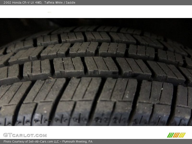 Taffeta White / Saddle 2002 Honda CR-V LX 4WD