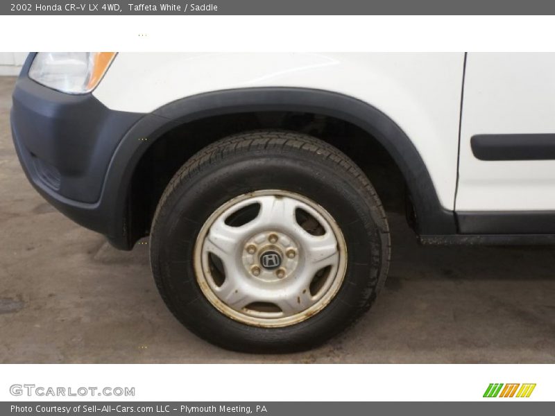 Taffeta White / Saddle 2002 Honda CR-V LX 4WD