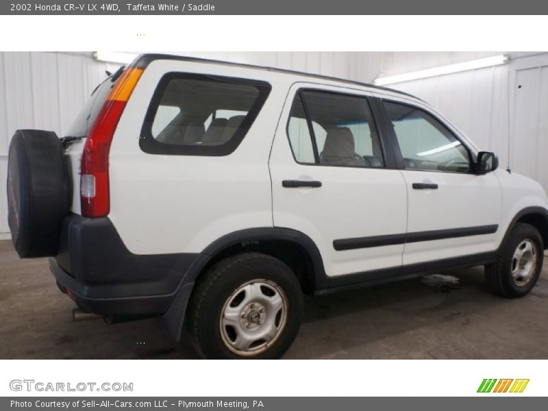 Taffeta White / Saddle 2002 Honda CR-V LX 4WD
