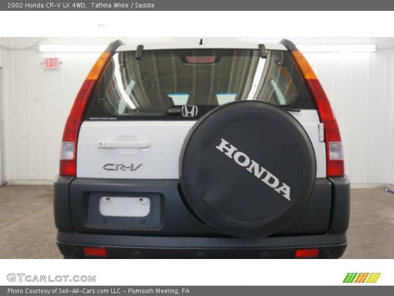 Taffeta White / Saddle 2002 Honda CR-V LX 4WD