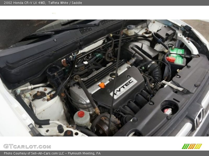 Taffeta White / Saddle 2002 Honda CR-V LX 4WD