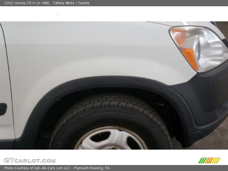 Taffeta White / Saddle 2002 Honda CR-V LX 4WD