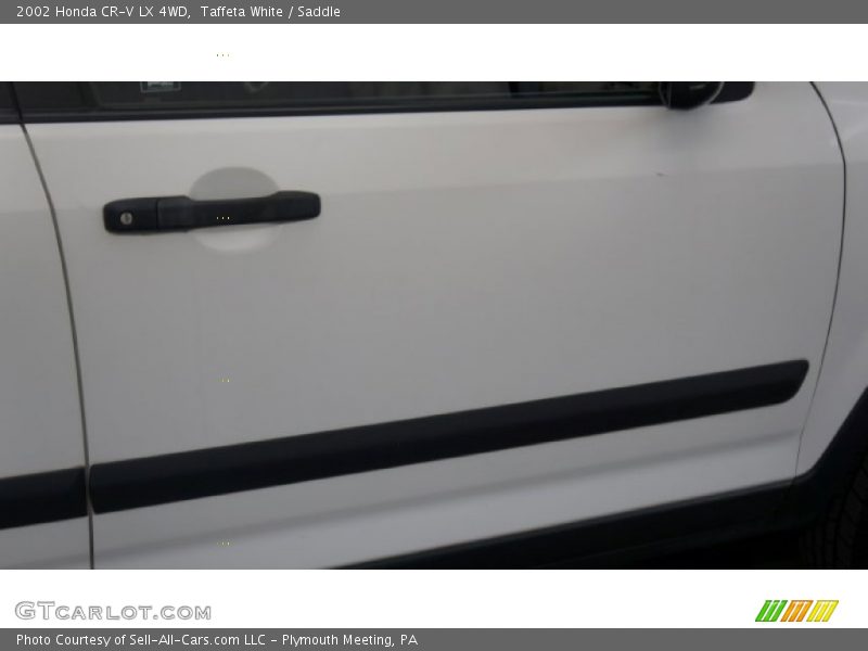 Taffeta White / Saddle 2002 Honda CR-V LX 4WD
