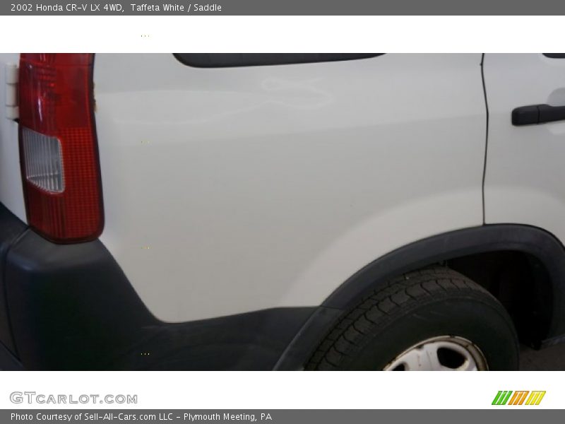 Taffeta White / Saddle 2002 Honda CR-V LX 4WD