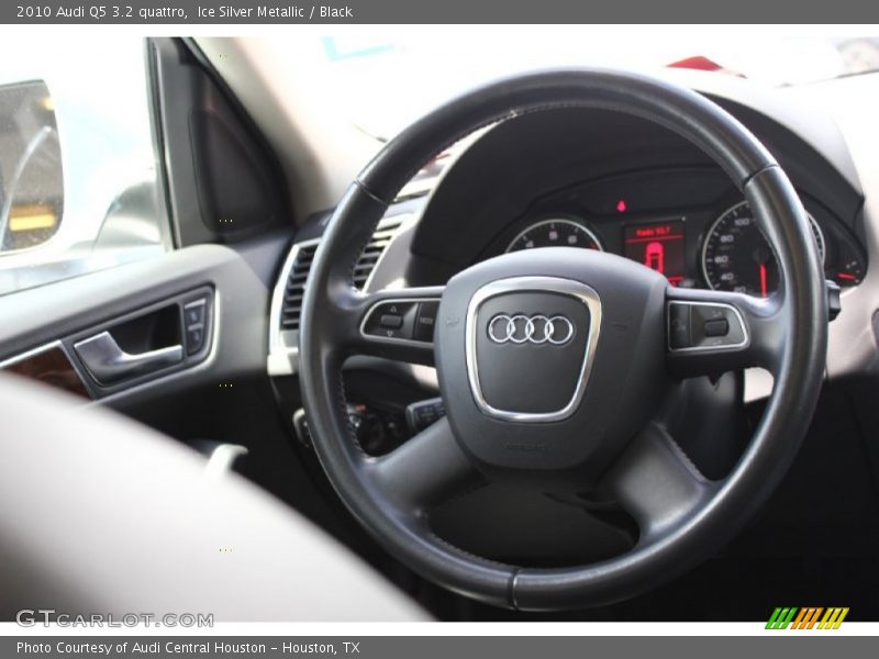 Ice Silver Metallic / Black 2010 Audi Q5 3.2 quattro
