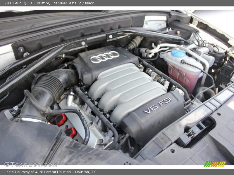 Ice Silver Metallic / Black 2010 Audi Q5 3.2 quattro