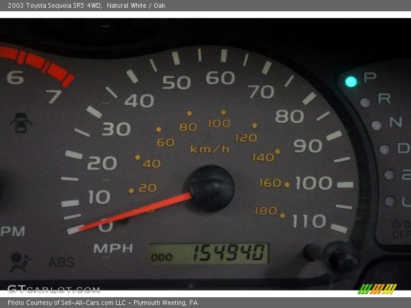 Natural White / Oak 2003 Toyota Sequoia SR5 4WD