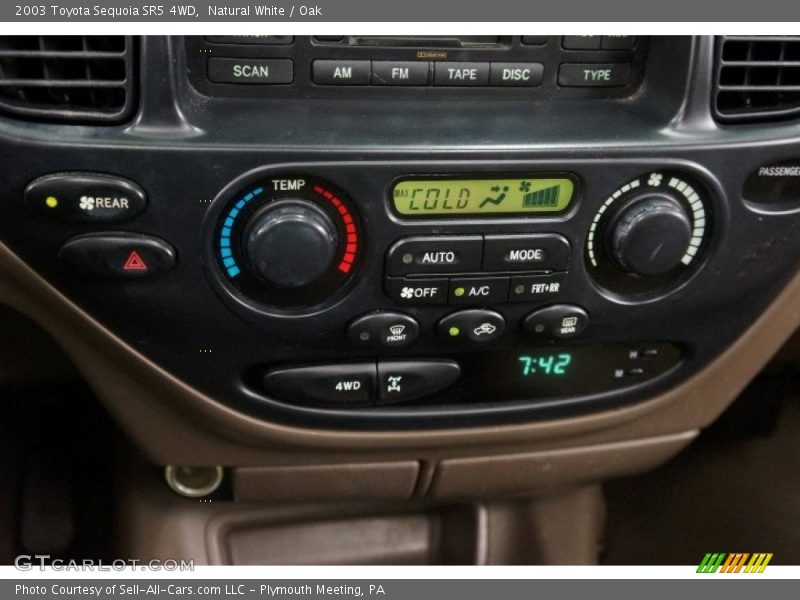 Natural White / Oak 2003 Toyota Sequoia SR5 4WD