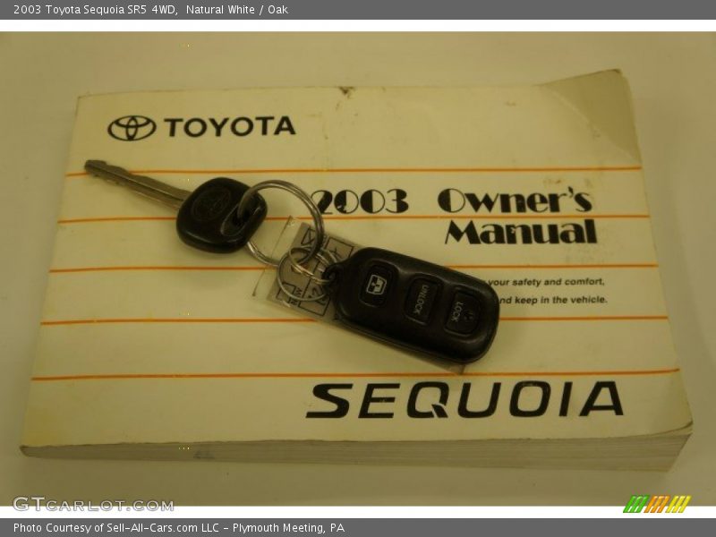 Natural White / Oak 2003 Toyota Sequoia SR5 4WD