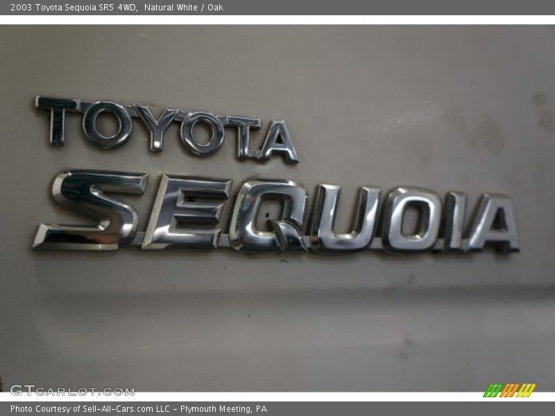 Natural White / Oak 2003 Toyota Sequoia SR5 4WD